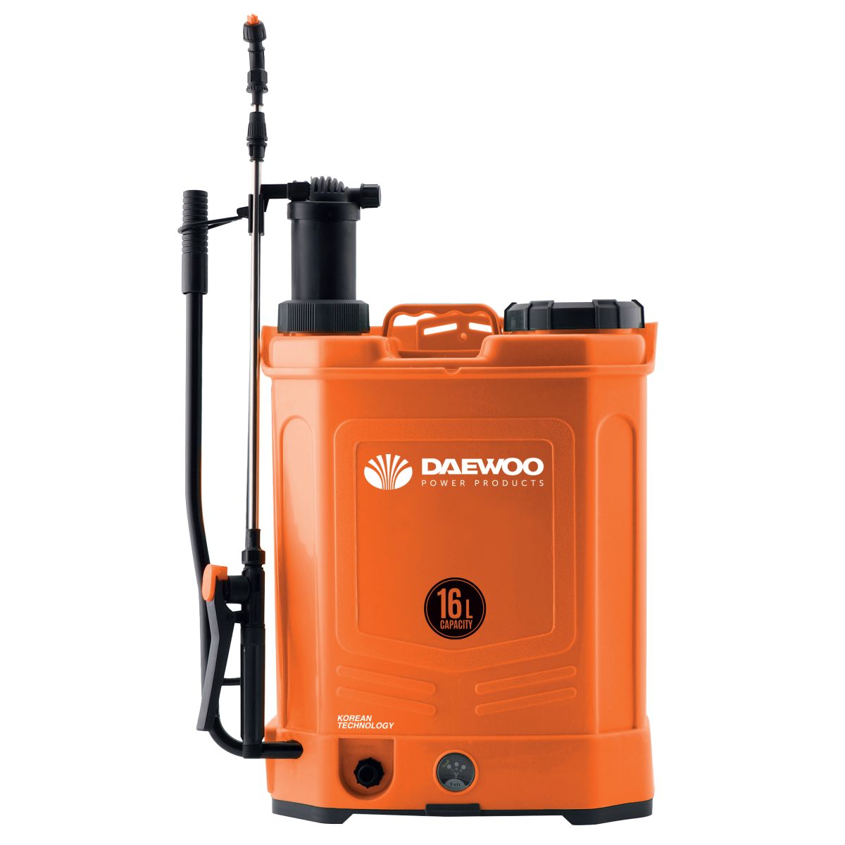 Акумулаторна пръскачка Daewoo, 12 V, 8 Ah, 16 л, 3 дюзи (DAMBSP16L) - от Etools.bg Акумулаторна пръскачка Daewoo, 12 V, 8 Ah, 16 л, 3 дюзи (DAMBSP16L)