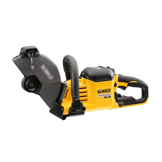 Акумулаторен ръчен циркуляр за рязане на бетон, тухли и зидария DeWALT FlexVolt DCS690N, 54 V, 230 мм, без батерии и зарядно устройство - от Etools.bg Акумулаторен ръчен циркуляр за рязане на бетон, тухли и зидария DeWALT FlexVolt DCS690N, 54 V, 230 мм, без батерии и зарядно устройство