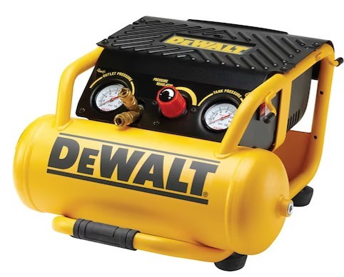Електрически монофазен безмаслен компресор DeWALT DPC10RC, 1500 W, 216 л/мин, 10 бара, 10 л