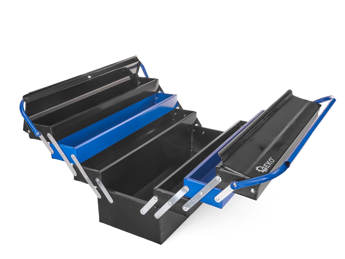 Метална кутия за инструменти Geko G10851, 7 чекмеджета, с дръжки - от Etools.bg Метална кутия за инструменти Geko G10851, 7 чекмеджета, с дръжки