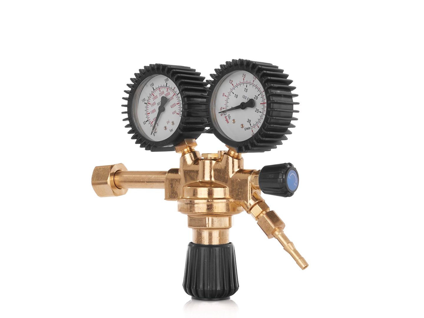 Редуцир вентил за аргон и CO2 Geko G80033, 5 бара, 24 л/мин - от Etools.bg Редуцир вентил за аргон и CO2 Geko G80033, 5 бара, 24 л/мин