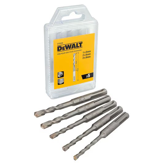 Комплект свредла за бетон DeWALT DT9399, 5-8 мм, 5 бр. - от Etools.bg Комплект свредла за бетон DeWALT DT9399, 5-8 мм, 5 бр.