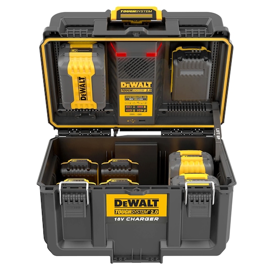 Зарядна станция/куфар DeWALT Toughsystem DWST83471, 2x18-54 V, 6-12 Ah