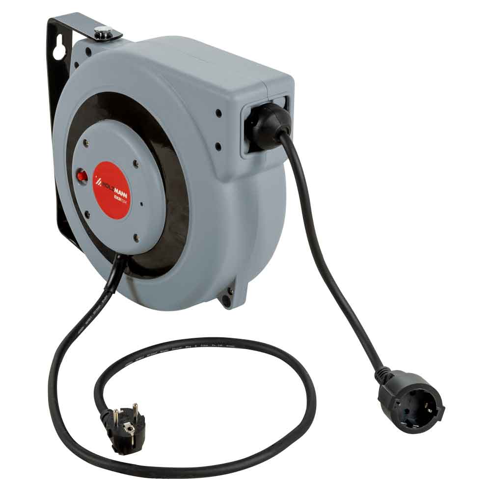 Електрическа стенна макара Holzmann EKR15M_230V, 15 м - от Etools.bg Електрическа стенна макара Holzmann EKR15M_230V, 15 м