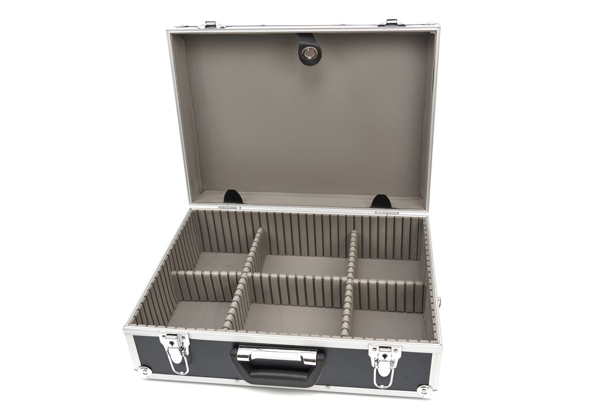 Алуминиев куфар за инструменти HBM 10337, 45 х 33 х 15.5 см - от Etools.bg Алуминиев куфар за инструменти HBM 10337, 45 х 33 х 15.5 см