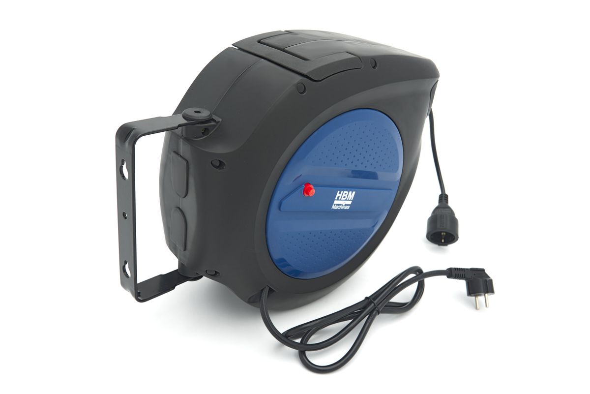 Електрическа стенна макара HBM H134461, 7 м, 1 м - от Etools.bg Електрическа стенна макара HBM H134461, 7 м, 1 м