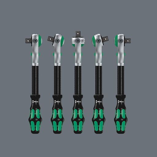 Комплект гедоре вложки с тресчотка и накрайници Wera 8100 SB, 35 бр., 6-19 мм, 3/8