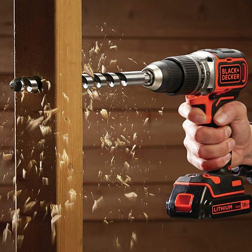 Акумулаторен ударен винтоверт Black & Decker BCD003ME2K, 18 V, 2.5 Ah, 45 Nm, 10 мм - от Etools.bg Акумулаторен ударен винтоверт Black & Decker BCD003ME2K, 18 V, 2.5 Ah, 45 Nm, 10 мм