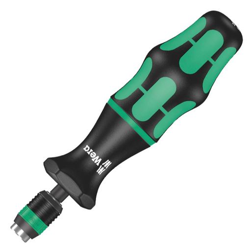 Динамометрична отвертка с държач за битове Wera Kraftform 7400, 1/4