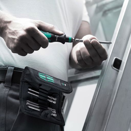 Комплект отвертка с тресчотен механизъм и битове Wera Kraftform Kompakt 62, 32 бр. - от Etools.bg Комплект отвертка с тресчотен механизъм и битове Wera Kraftform Kompakt 62, 32 бр. (05059297001)