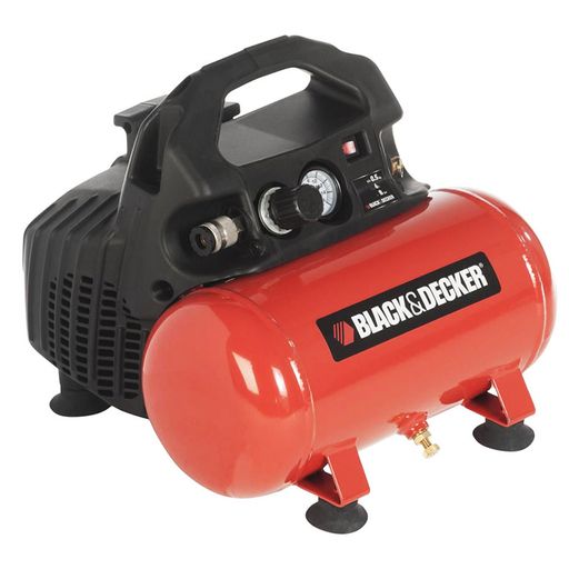 Електрически безмаслен компресор Black & Decker BD 55/6, 0.5 к.с., 6 л, 55 л/мин, 8 бар