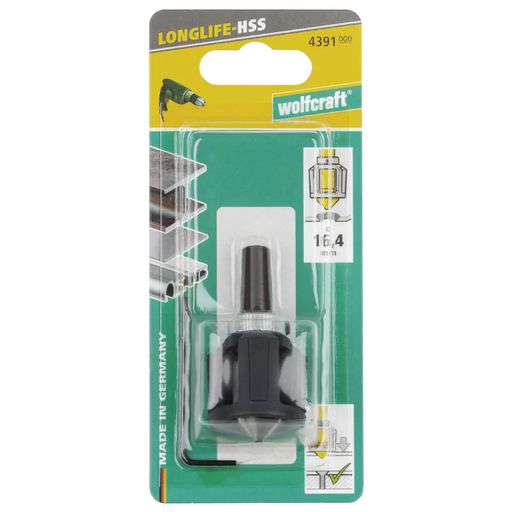 Зенкер за метал Wolfcraft, 16.4 мм - от Etools.bg Зенкер за метал Wolfcraft, 16.4 мм (4391000)