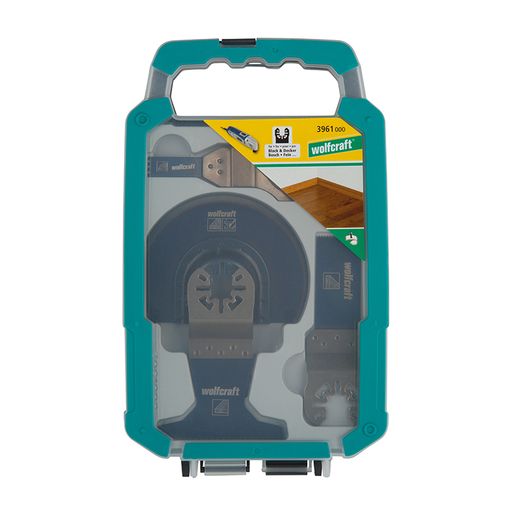 Комплект ножове за многофункционален осцилатор Wolfcraft Pro, Quick, 4 бр. - от Etools.bg Комплект ножове за многофункционален осцилатор Wolfcraft Pro, Quick, 4 бр. (3961000)