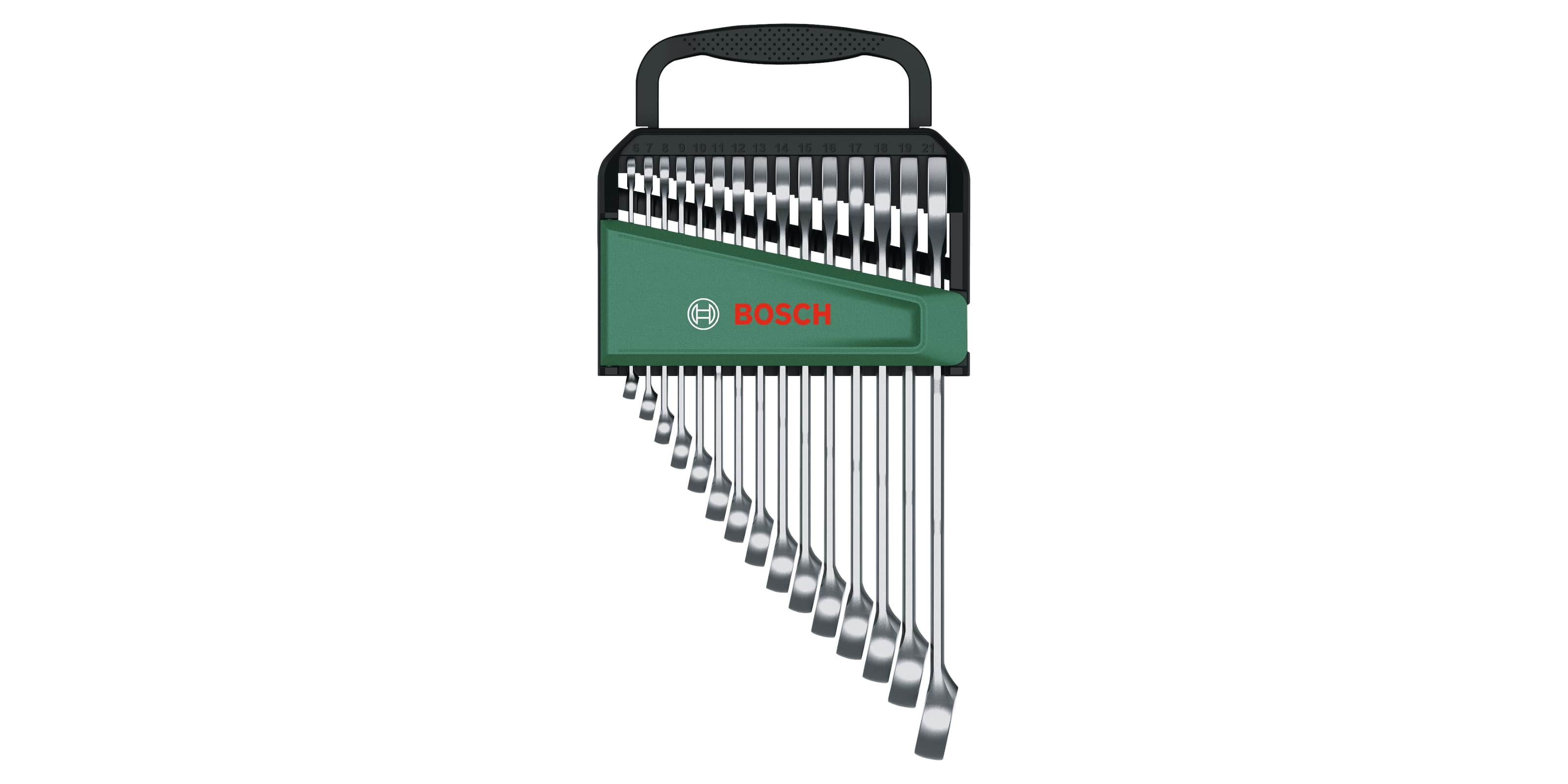 Комплект звездогаечни ключове Bosch, 6-21 мм, 15 бр. (1600A02Z9E) - от Etools.bg Комплект звездогаечни ключове Bosch, 6-21 мм, 15 бр. (1600A02Z9E)