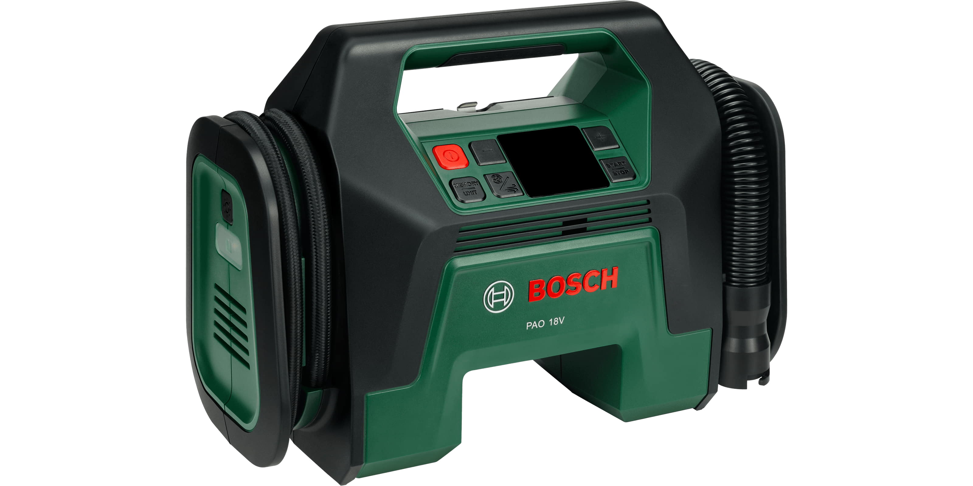 Акумулаторен мини компресор Bosch PAO, 18 V, 30 л/мин, 10 бара, без батерии и зарядно устройство (0603947400)