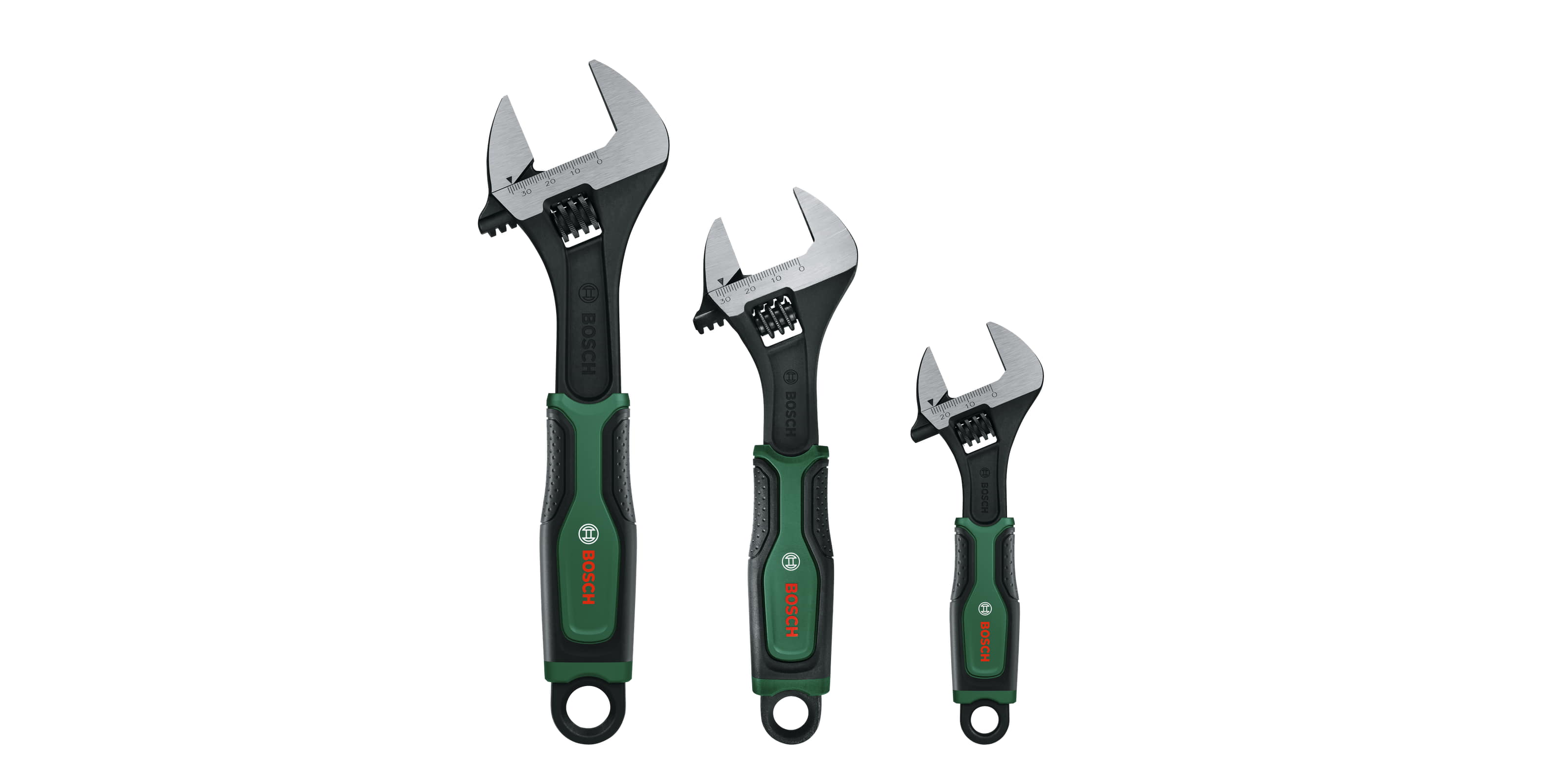 Комплект регулируеми гаечни ключове Bosch, 150 мм, 200 мм, 250 мм, 3 бр. (1600A039HR) - от Etools.bg Комплект регулируеми гаечни ключове Bosch, 150 мм, 200 мм, 250 мм, 3 бр. (1600A039HR)