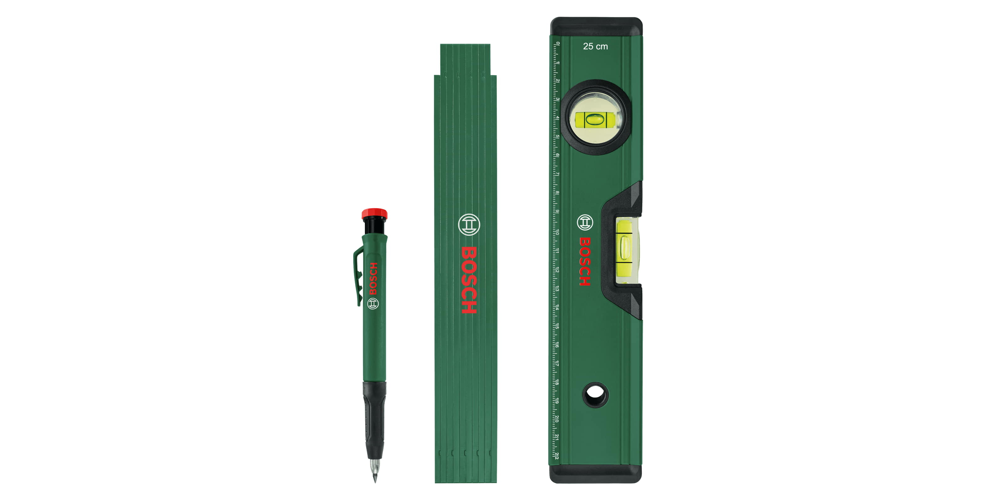 Комплект за измерване и маркиране Bosch, 3 бр. (1600A02W7S) - от Etools.bg Комплект за измерване и маркиране Bosch, 3 бр. (1600A02W7S)