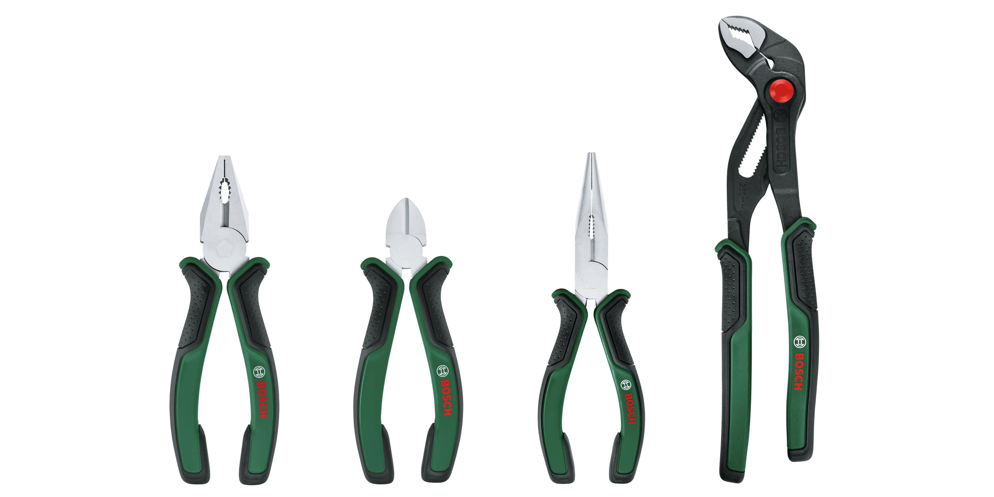 Комплект клещи Bosch 1600A02W7K, 4 бр. (1600A02W7K) - от Etools.bg Комплект клещи Bosch 1600A02W7K, 4 бр. (1600A02W7K)