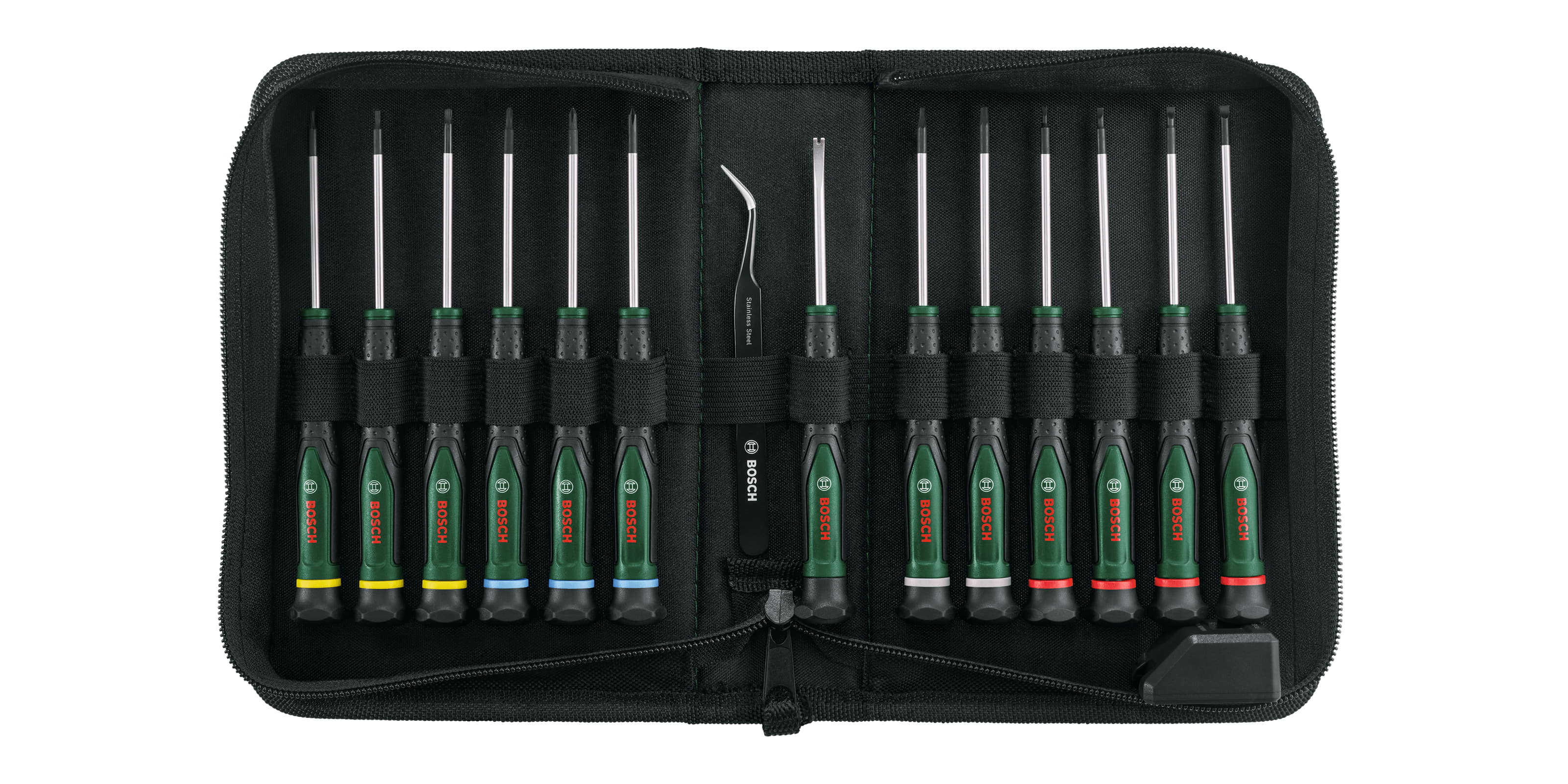 Комплект прецизни отвертки Bosch, 15 бр. (1600A039J4)