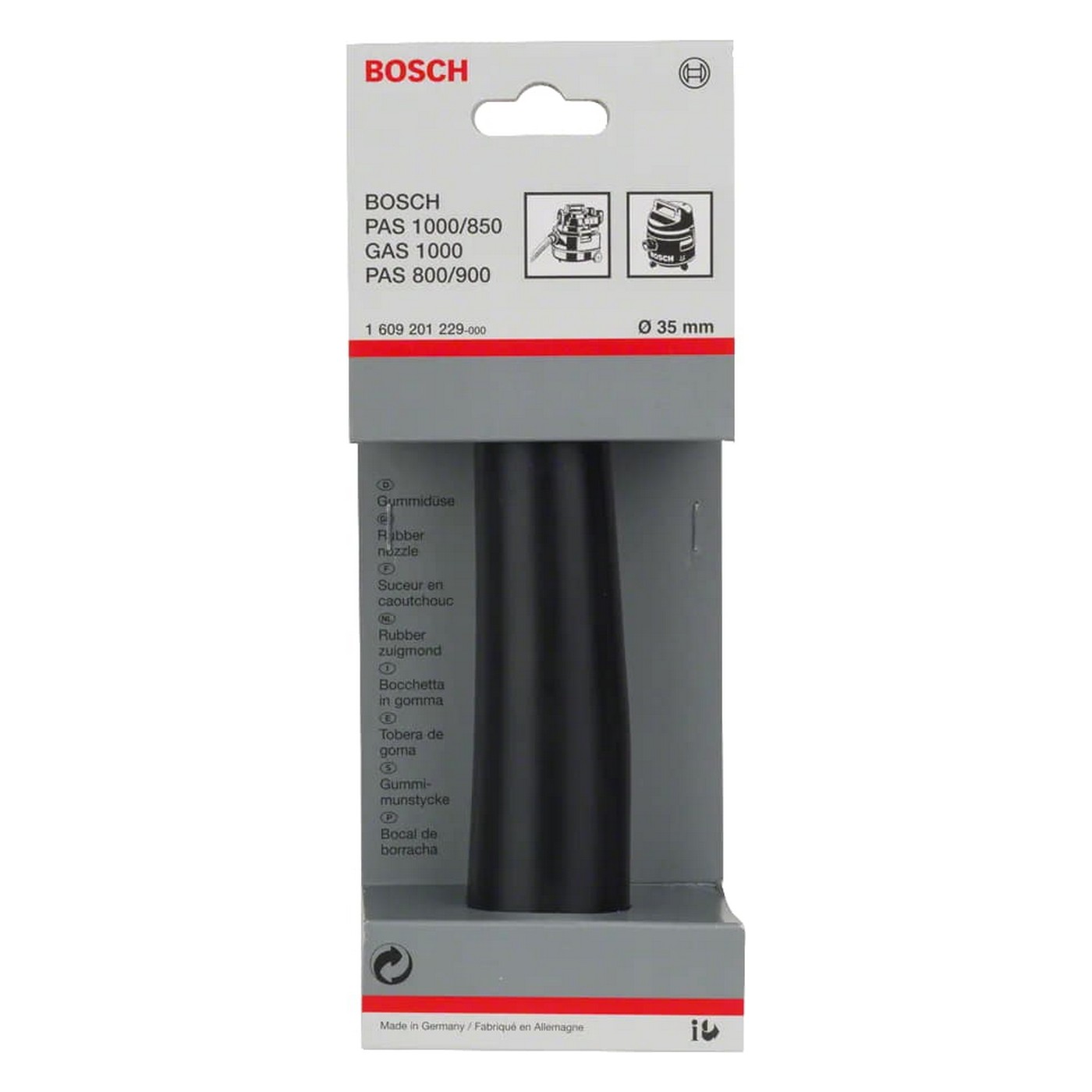 Гумена дюза Bosch Professional, 35 мм (1609201229)