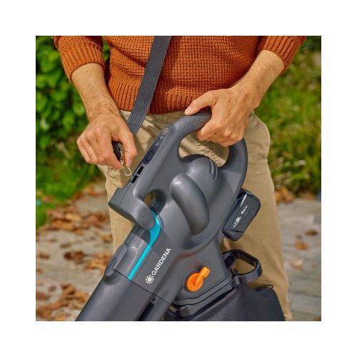 Акумулаторен листосъбирач Gardena BlowVac PowerJetCollect 18V P4A Solo, 18 V, 352 км/ч, 30 л, без батерия и зарядно устройство (14895-55)