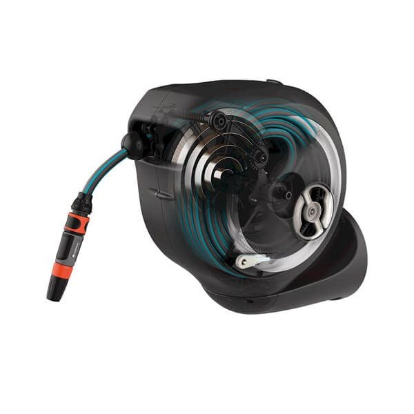 Автоматична макара с маркуч Gardena RollUp S, 15 м (18602-20) - от Etools.bg Автоматична макара с маркуч Gardena RollUp S, 15 м (18602-20)
