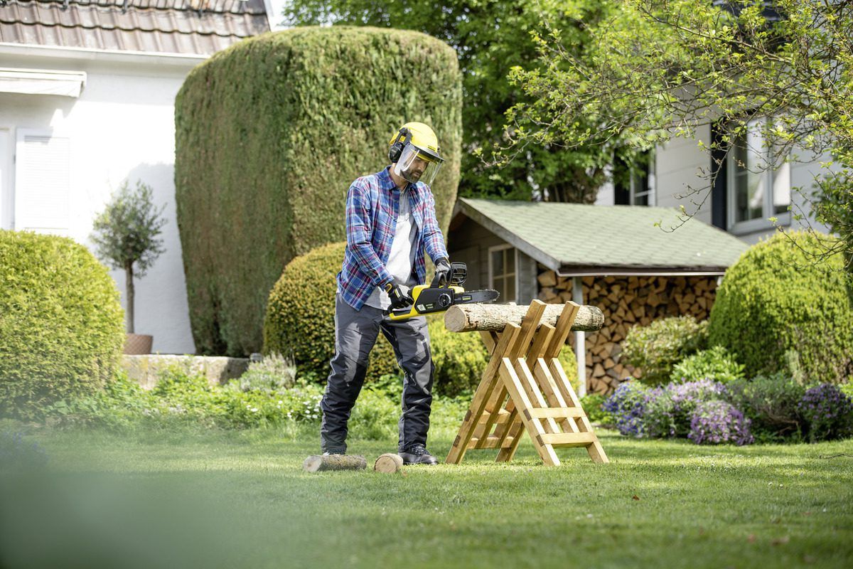 Акумулаторен верижен трион Karcher CNS 18-30 Battery, 18 V, 30 см, без батерии и зарядно устройство