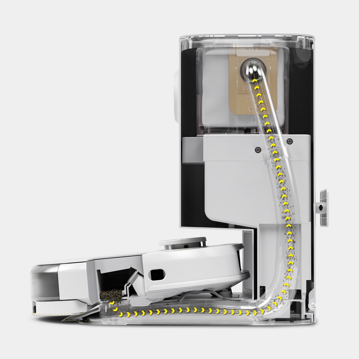Почистваща докинг станция за прахосмукачка робот за RCV 5 Karcher (2.269-643.0)