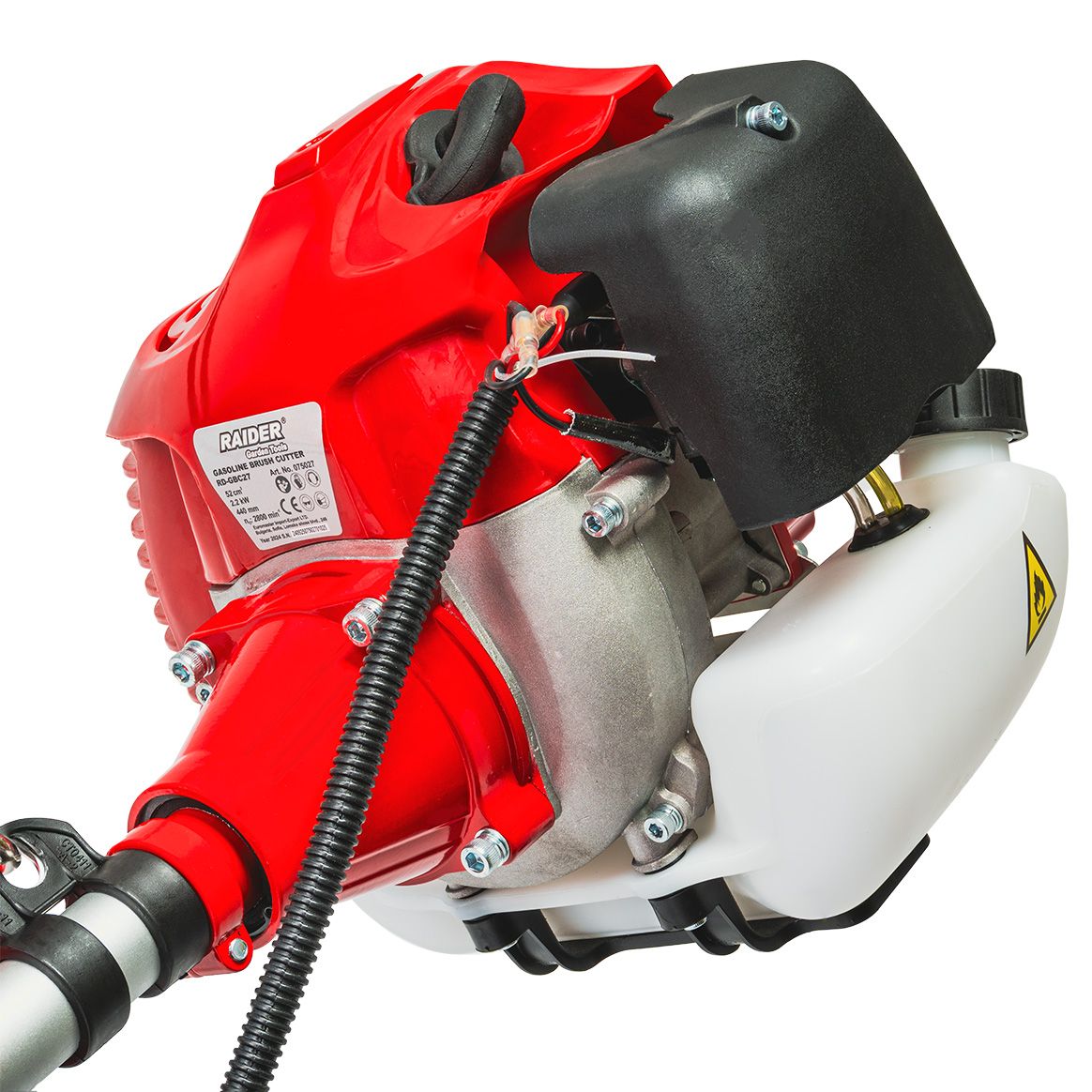 Бензинов тример с нож и корда Raider RD-GBC27, 2200 W, 25.5-44 см (075027)