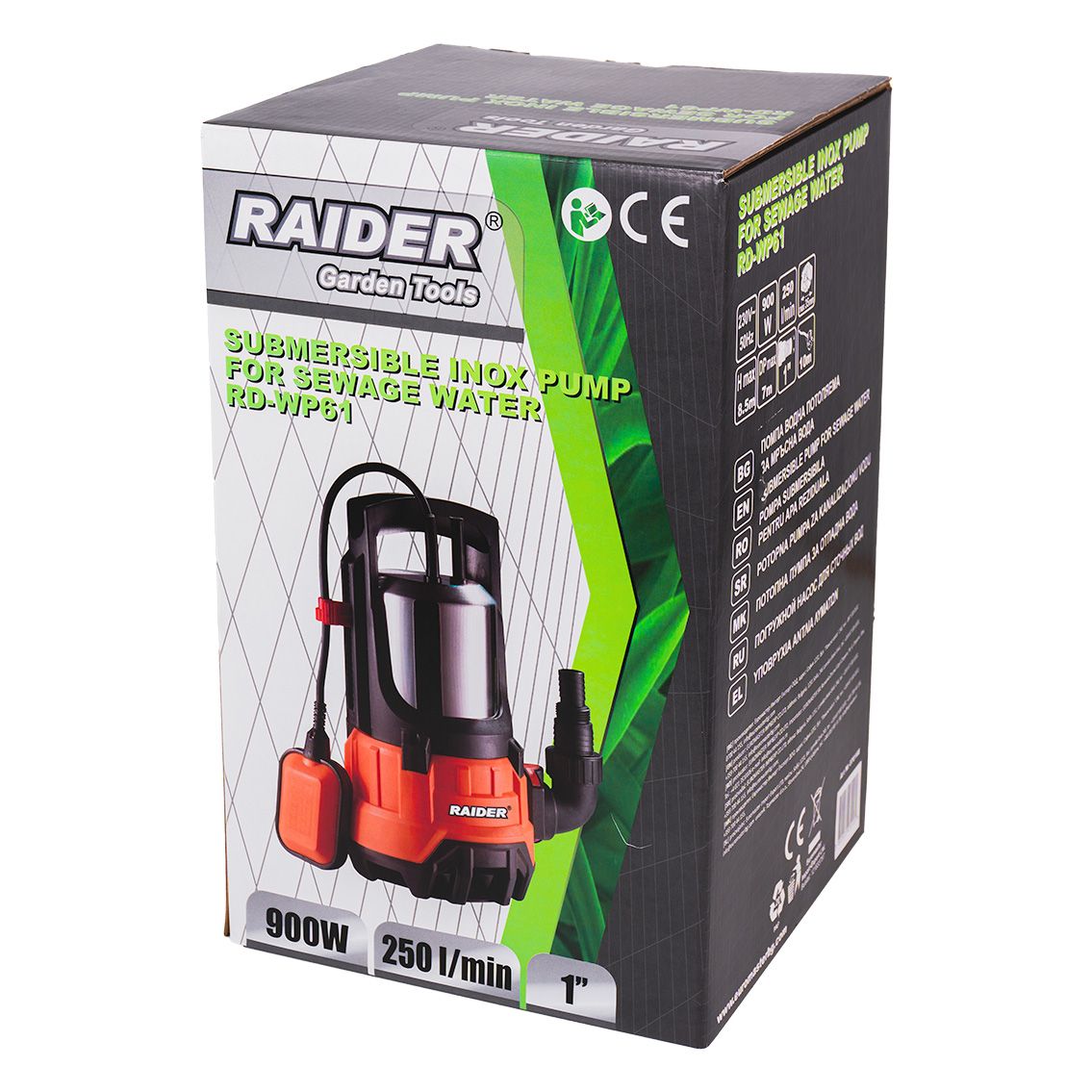 Електрическа потопяема помпа Raider RD-WP61, 900 W, 1 Електрическа потопяема помпа Raider RD-WP61, 900 W, 1