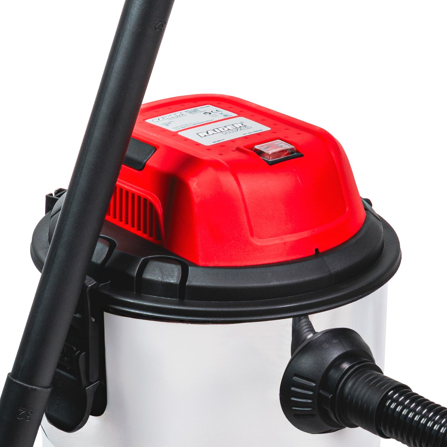 Електрическа прахосмукачка за сухо и мокро Raider RD-WC14, 1400 W, 30 л (090339) - от Etools.bg Електрическа прахосмукачка за сухо и мокро Raider RD-WC14, 1400 W, 30 л (090339)