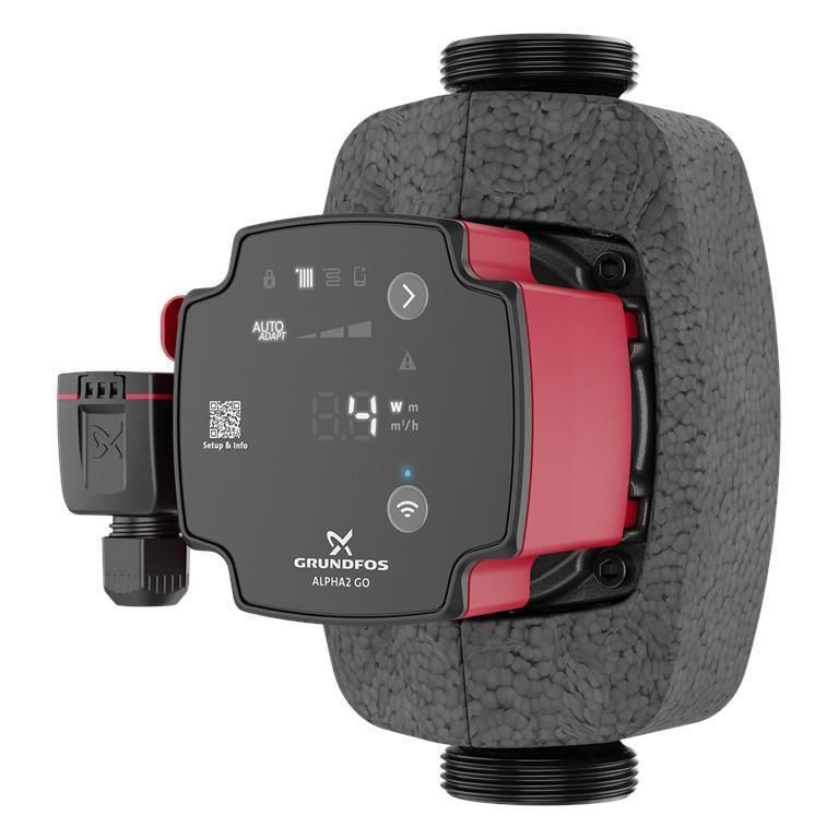 Електрическа циркулационна помпа Grundfos ALPHA2 GO 25-75 180 Autoadapt, 75 W, 4.6 м3/ч, 7.5 м - от Etools.bg Електрическа циркулационна помпа Grundfos ALPHA2 GO 25-75 180 Autoadapt, 75 W, 4.6 м3/ч, 7.5 м