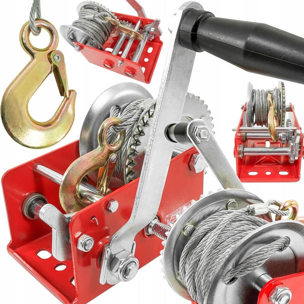 Ръчна лебедка Verke V87252, 1133 кг, 10 м