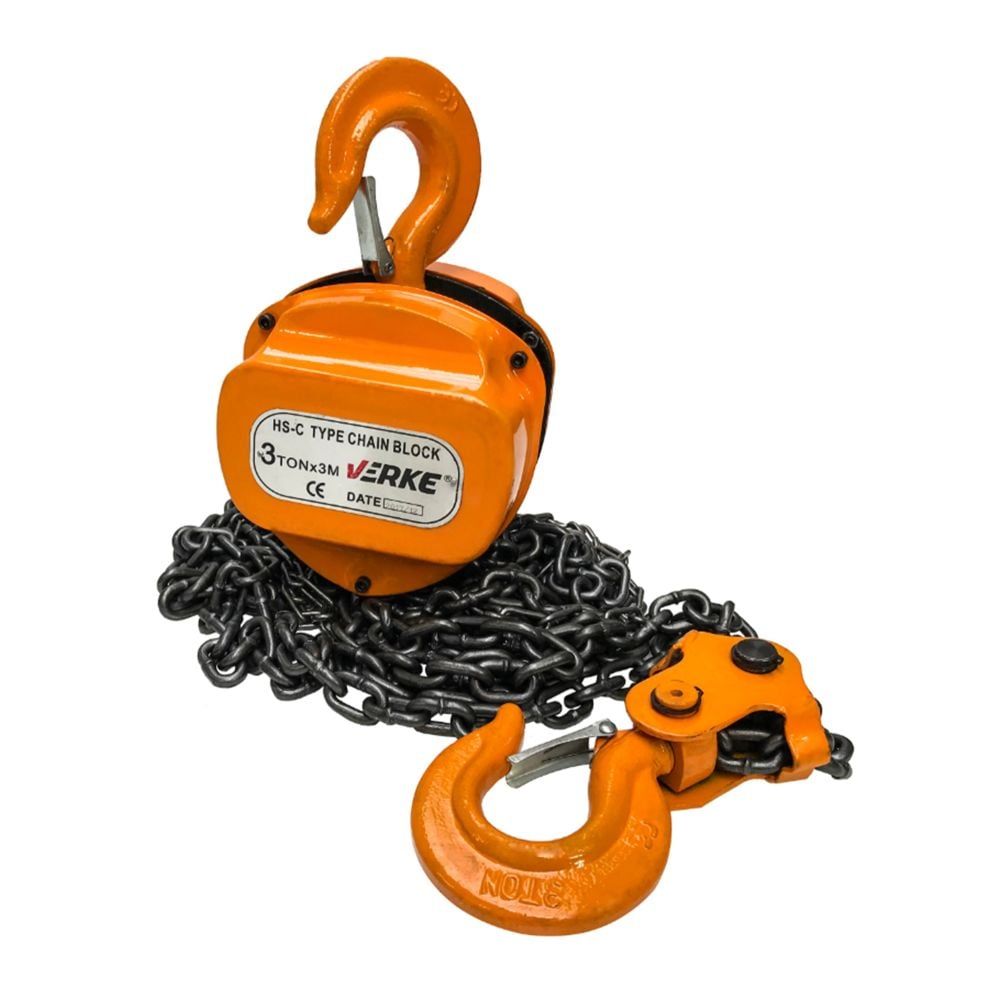 Ръчна верижна лебедка Verke V87267, 3000 кг, 3 м