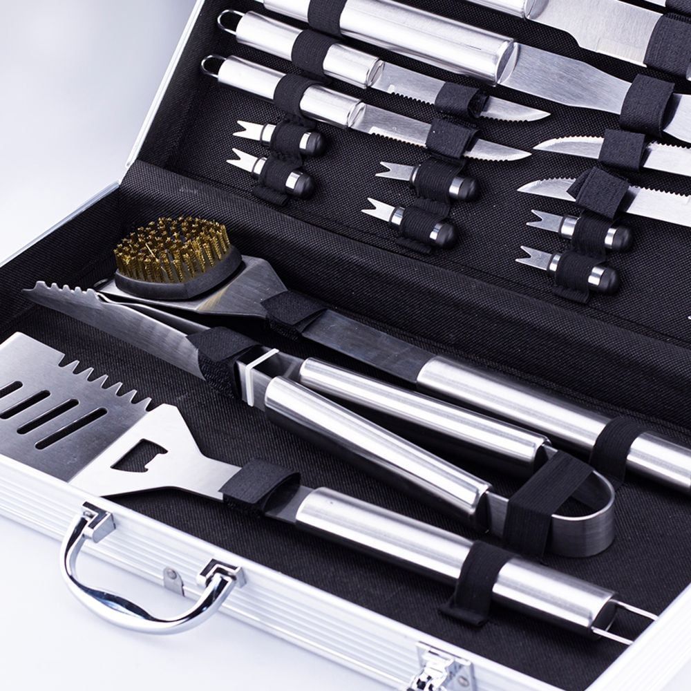 Комплект прибори за барбекю Bormann BBQ1015, 16 бр. (033349) - от Etools.bg Комплект прибори за барбекю Bormann BBQ1015, 16 бр. (033349)