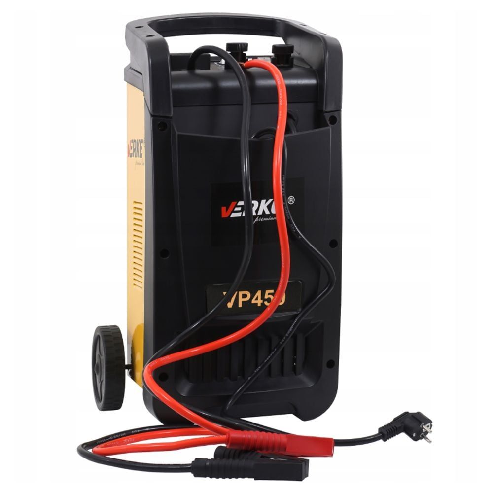 Зарядно стартерно устройство Verke V80019, 230 V, 12 V/24 V, 320 А - от Etools.bg Зарядно стартерно устройство Verke V80019, 230 V, 12 V/24 V, 320 А