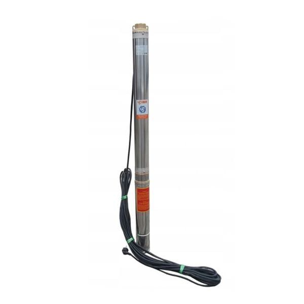 Електрическа монофазна многостъпална сондажна помпа за вода IBO 4'' SDM 2-12, 750 W, 85 м, 80 л/мин, повишена устойчивост на пясък (000663)