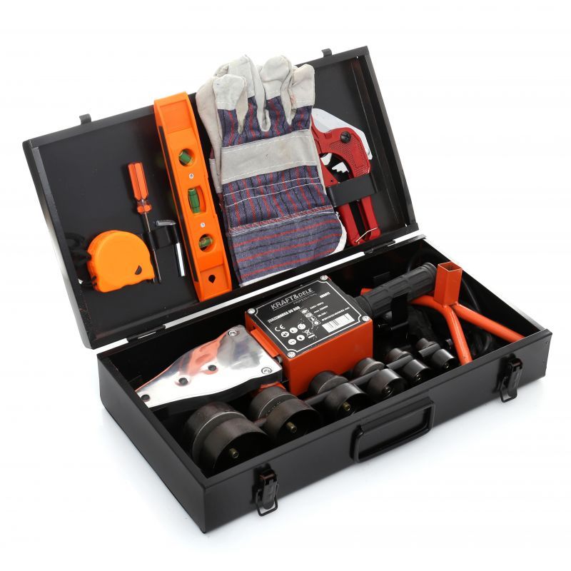 Електрически поялник за полипропилен Kraft&Dele KD3072, 2900 W, 300  °C, ф20-63 мм