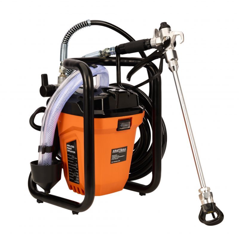 Електрическа безвъздушна машина за боядисване Kraft&Dele KD1746, 1450 W, 1.1 л/мин, 207 бара