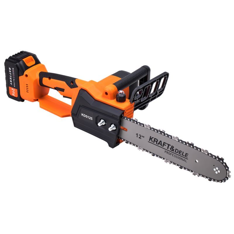 Акумулаторен верижен трион Kraft&Dele KD5125, 21 V, 4  Ah, 30 см