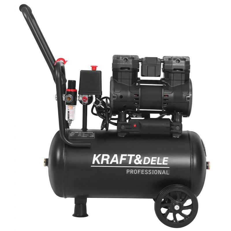 Електрически безмаслен компресор Kraft&Dele KD4081, 1450 W, 8 бара, 24 л