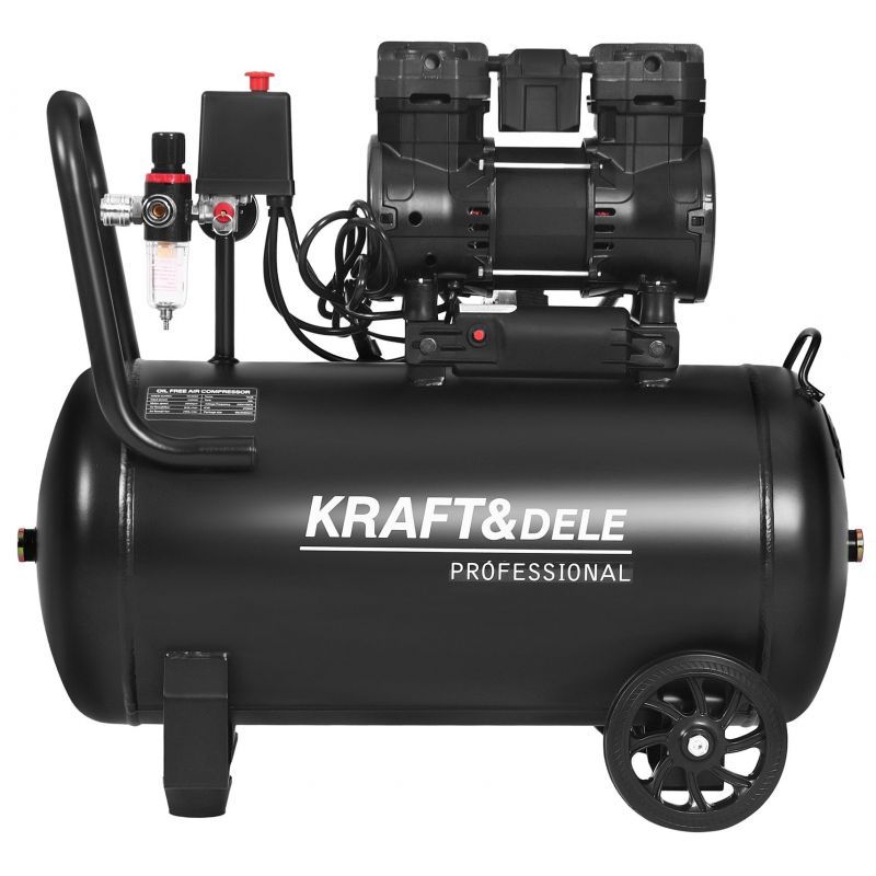 Електрически безмаслен компресор Kraft&Dele KD4082, 2500 W, 8 бара, 50 л - от Etools.bg Електрически безмаслен компресор Kraft&Dele KD4082, 2500 W, 8 бара, 50 л