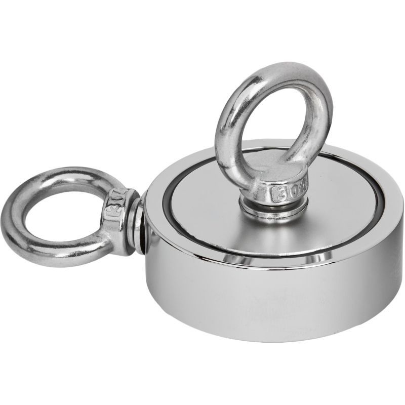 Неодимов магнит с въже Kraft&Dele KD10419, 350 кг - от Etools.bg Неодимов магнит с въже Kraft&Dele KD10419, 350 кг