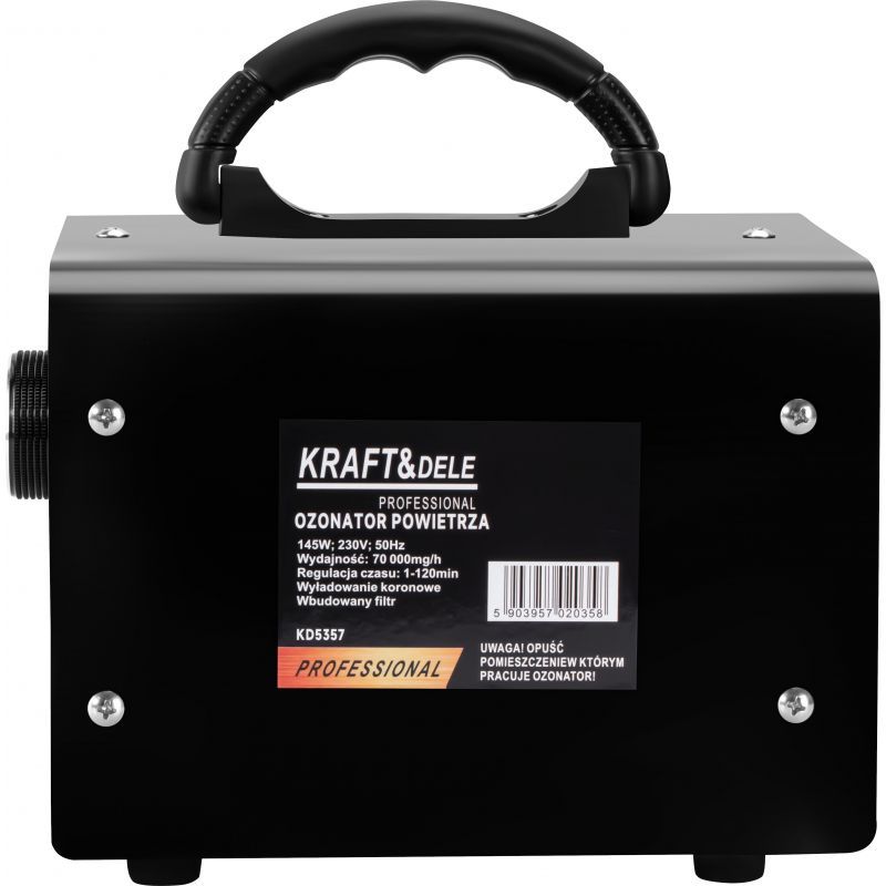 Електрически озонатор за въздух Kraft&Dele KD5357, 145 W, 70 г/ч, 1-120 мин
