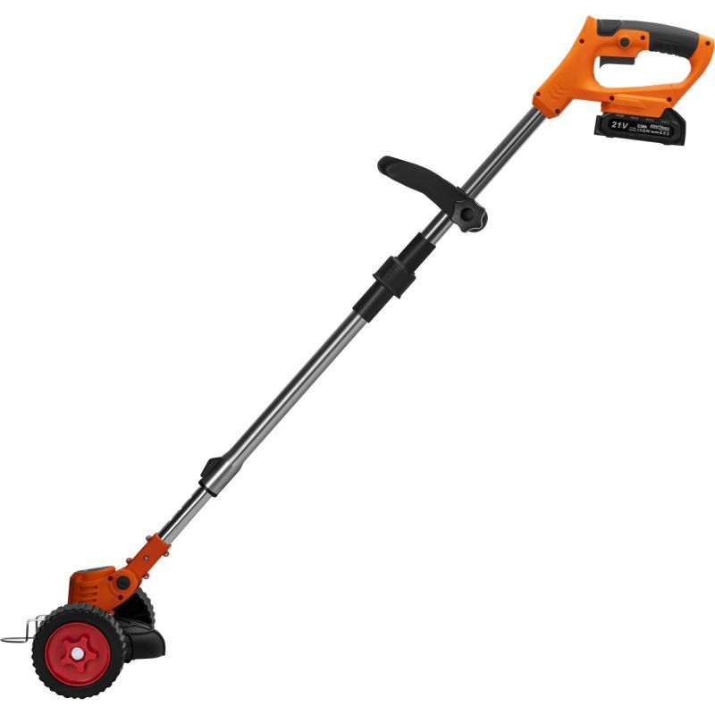 Акумулаторен тример с колела Kraft&Dele KD5129, 21 V, 2 Ah, 1000 W - от Etools.bg Акумулаторен тример с колела Kraft&Dele KD5129, 21 V, 2 Ah, 1000 W