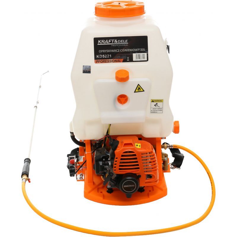 Бензинова пръскачка Kraft&Dele KD5221, 20 л - от Etools.bg Бензинова пръскачка Kraft&Dele KD5221, 20 л