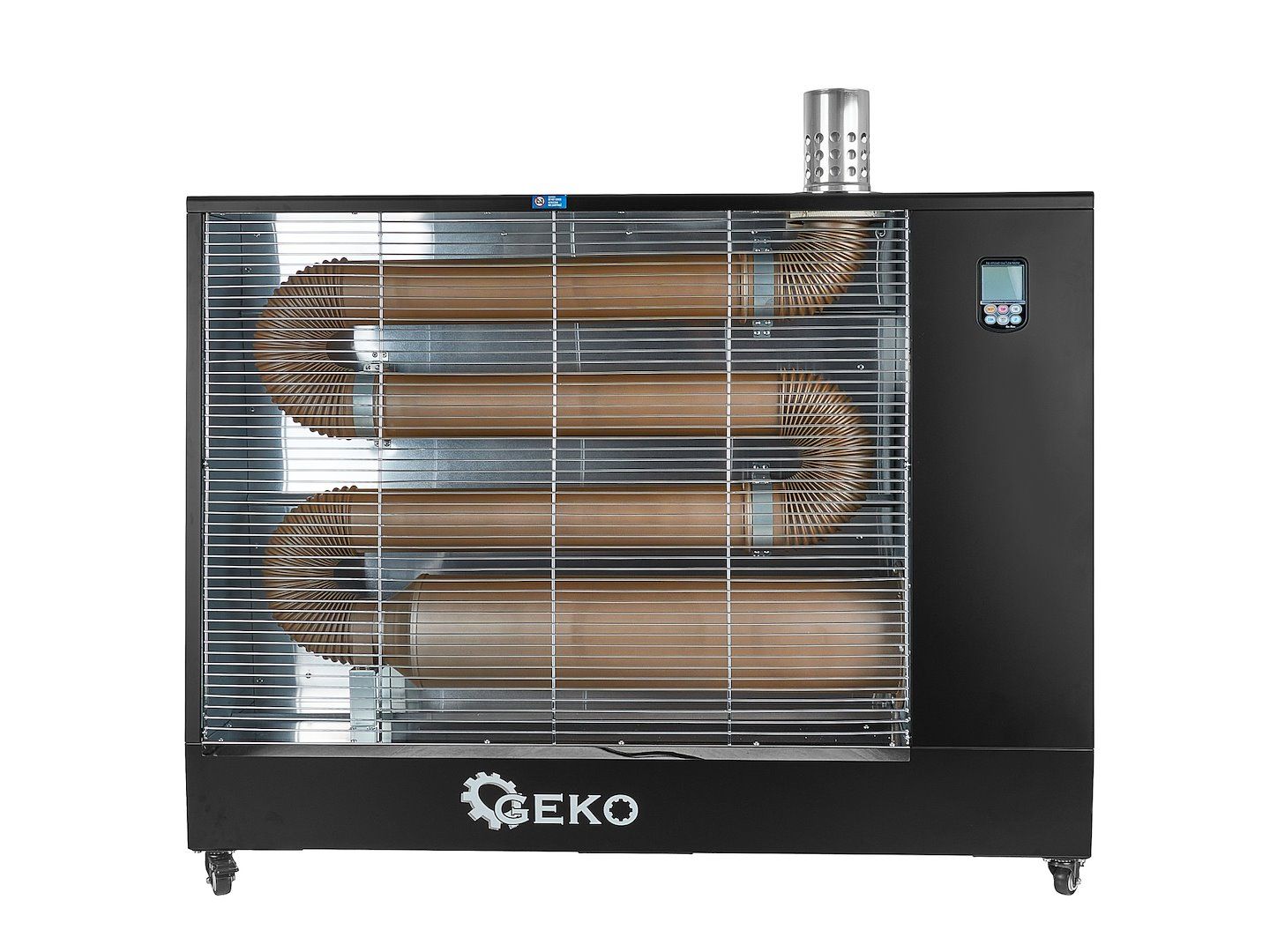 Дизелов инфрачервен отоплител Geko G80431, 1600 W, 1.26 кг/час, 180 м2, 42 л