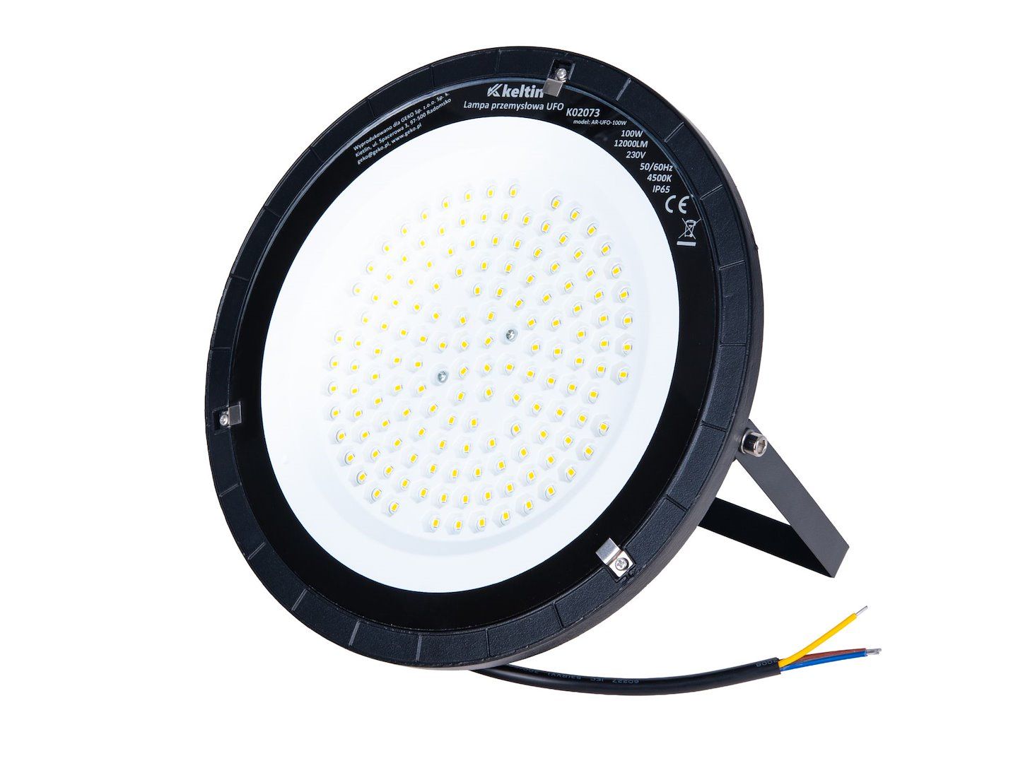 Електрически индустриална LED лампа Geko UFO Keltin K02073, 100 W, 12000 lm, 4500K, IP65