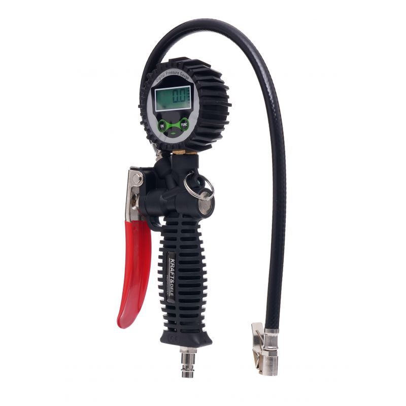 Пистолет за помпaне на гуми с дигитален манометър Kraft&Dele KD1366, 0-8 бара - от Etools.bg Пистолет за помпaне на гуми с дигитален манометър Kraft&Dele KD1366, 0-8 бара