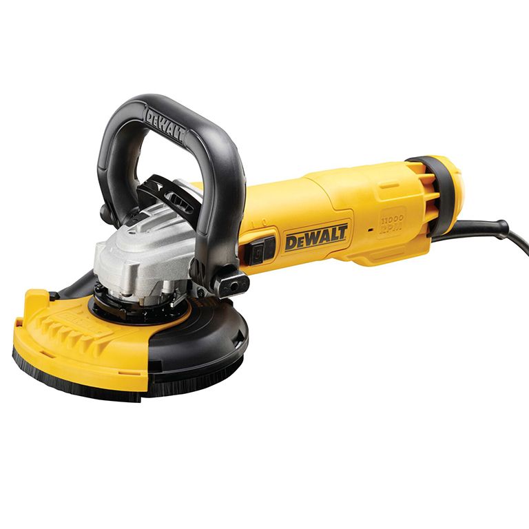 Електрическа фреза за шлайфане на бетон DeWALT DWE4217KT, 1200 W, 11000 об/мин, 125 мм - от Etools.bg Електрическа фреза за шлайфане на бетон DeWALT DWE4217KT, 1200 W, 11000 об/мин, 125 мм